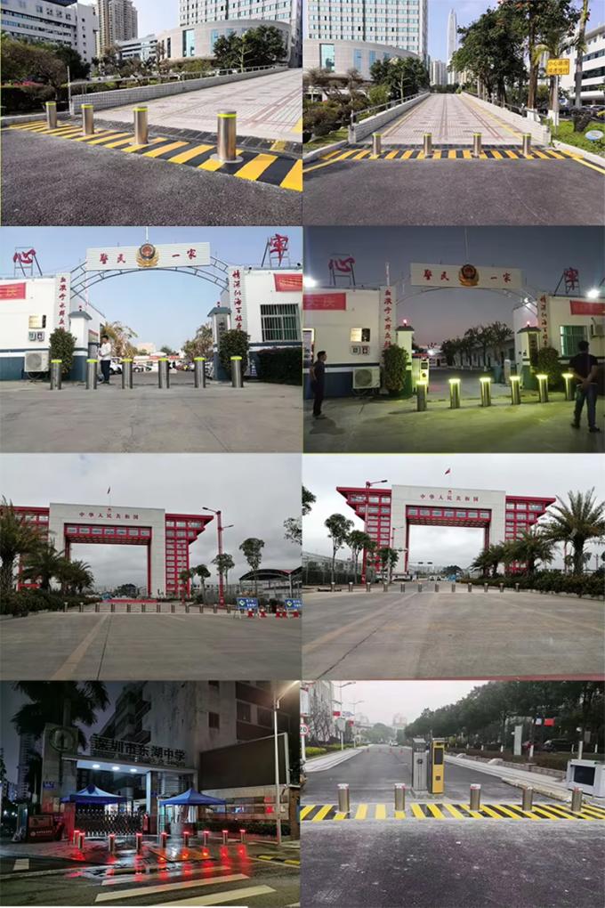 텔레스코피 교통 장벽 수직 보러드