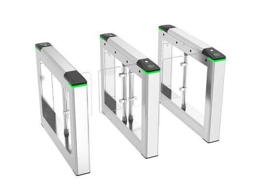 주문 DC 24Ｖ ID/IC/얼굴 인식 내각 1200*150*980mm를 가진 자전 장벽 십자형 회전식 문 online manufacture