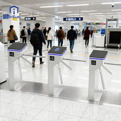 주문 SUS304 Stainless Steel Tripod Turnstile with Passage Width ≤550mm and High-traffic Solutions for Public Transport online manufacture