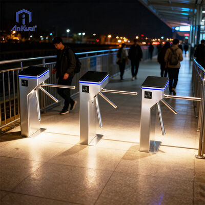 CE 승인 높은 보안 304 스테인레스 스틸 얼굴 인식 RFID 카드 액세스 제어 시스템 사무실용 삼각대 회전대