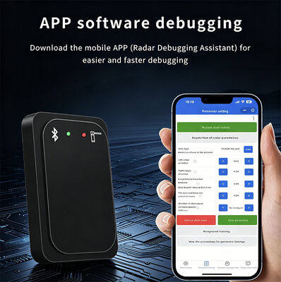 79GHz 무선 레이더 붐 장벽 센서 브러쉬 모터 IP65 보호 자동 인덕션
