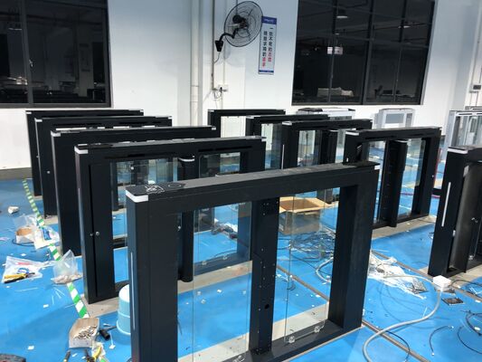 안전 턴스타일 장벽, 40-60명/분 통과 속도, 220V±10% 50Hz 전원 공급