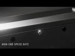접근 제어를 위해 붓을 쓸 필요가 없는 자동 스윙 장벽 회전식 십자문 게이트 DC24V